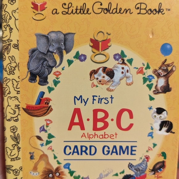 A Little Golden Book My First ABC Alphabet Card Game Briarpatch VTG 2002 classic - Picture 3 of 3